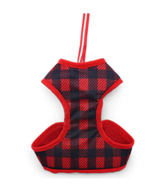 EasyGo Plaid Harness Red