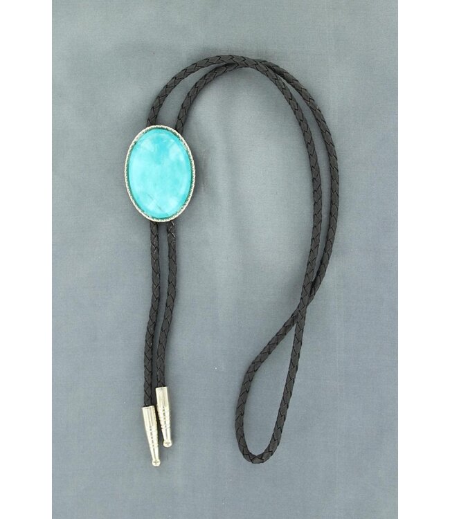 M&F Western Double S Turquoise Stone Bolo
