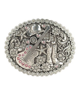 Nocona Blazin Roxx Country Music Buckle