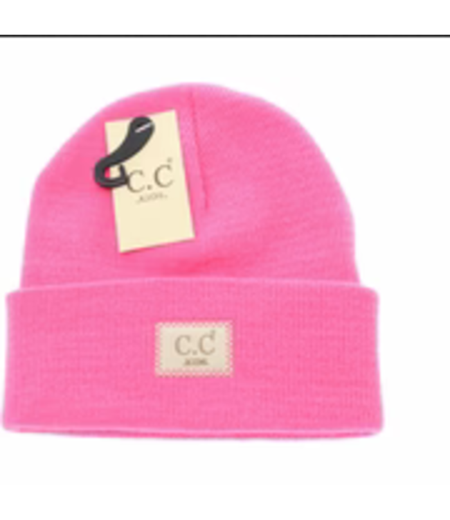 C.C Beanie Kids Classic Oversized Logo CC Beanie