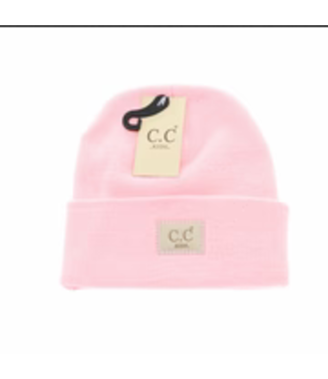 C.C Beanie Kids Classic Oversized Logo CC Beanie