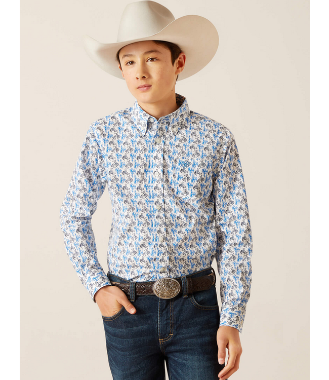 Ariat Boys Peerce Classic Fit Shirt