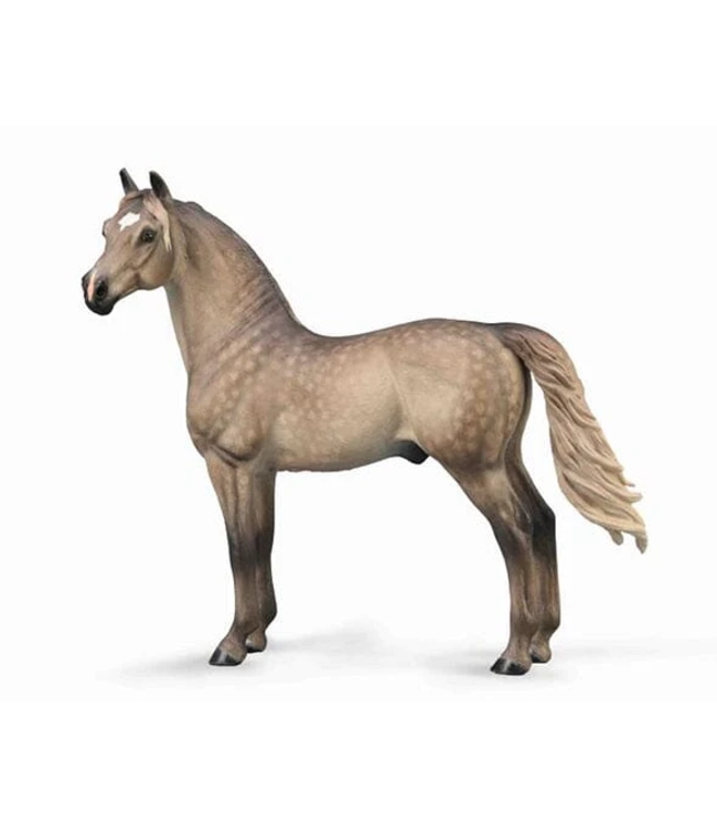 Breyer Collecta Silver Grulla Morgan Stallion