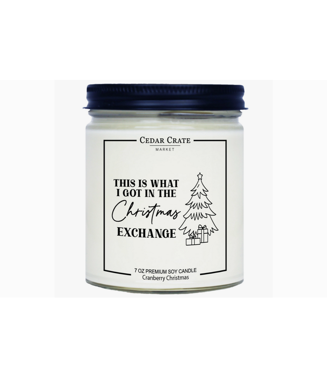 Cedar Crate Market 7 oz Premium Soy Candle