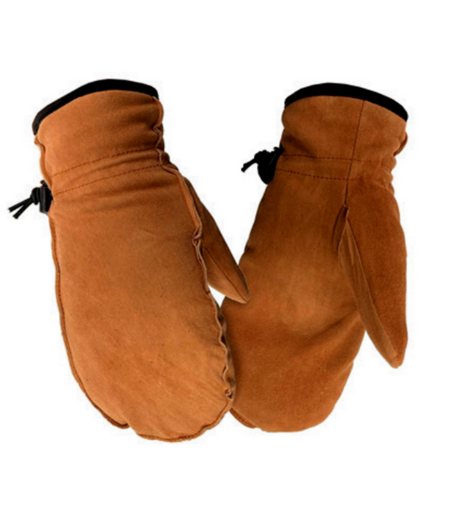 Hand Armor Gloves Womens Deer Suede Mitten