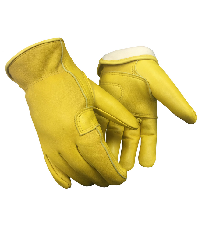 Hand Armor Gloves Mens Lined Elkskin Gloves