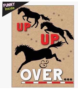Horse Hollow Press Horse Hollow Birthday Card Up & Over