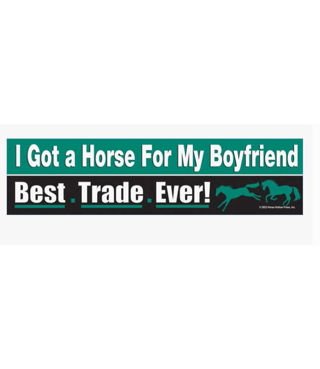 Horse Hollow Press Bumper Sticker - Assorted
