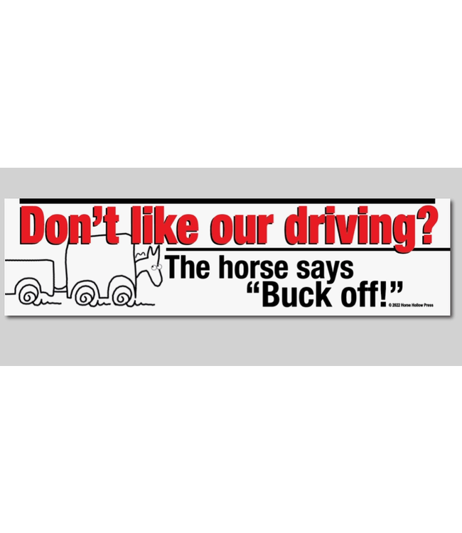 Horse Hollow Press Bumper Sticker - Assorted