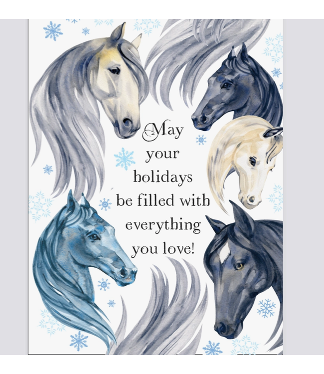 Horse Hollow Press Horse Christmas Cards
