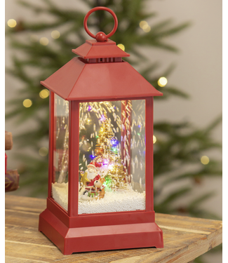 Evergreen Enterprises Rotating 12" Christmas Scene Lantern