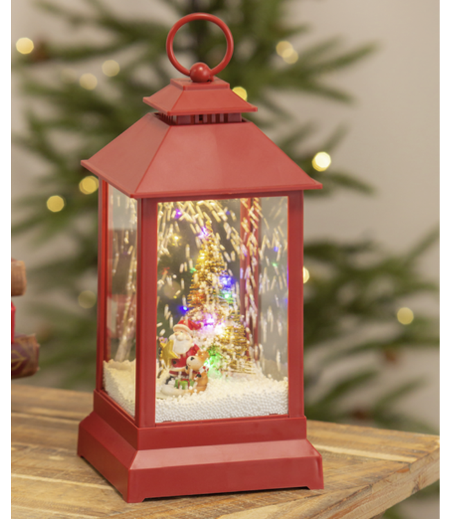 Evergreen Enterprises Rotating 12" Christmas Scene Lantern