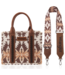 Wrangler Southwestern Print Small Canvas Tote/Crossbody