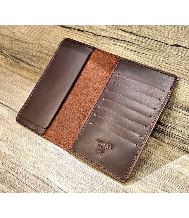 Beyond the Barn Leather Checkbook Passport Wallet BTB