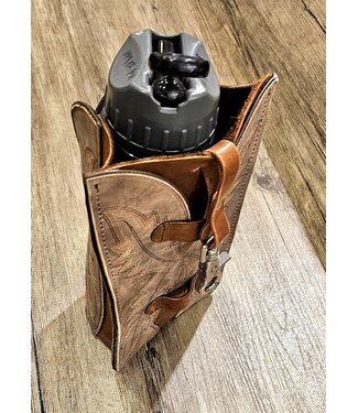 Beyond the Barn Leather Water Bottle Holder Carrier BTB