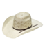 Ariat Ivory/Brown Bangora Cowboy Hat