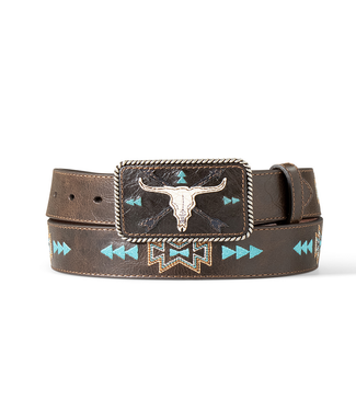 Ariat Ariat Ladies Belt Cow Skull Arrow