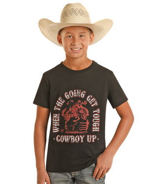 Panhandle Slim Boys Cowboy Up Tee