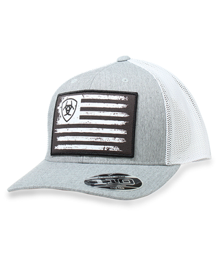 Ariat Ariat Flexfit 110 Grey Flag Cap