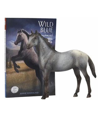 Breyer Wild Blue Horse & Book Set