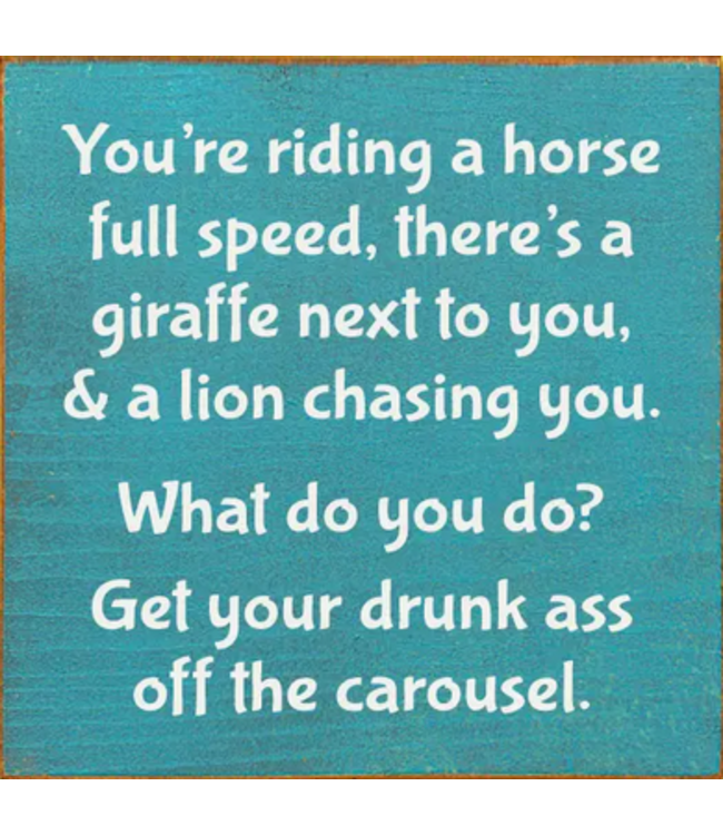 Sawdust City 7x7 Sawdust City Sign