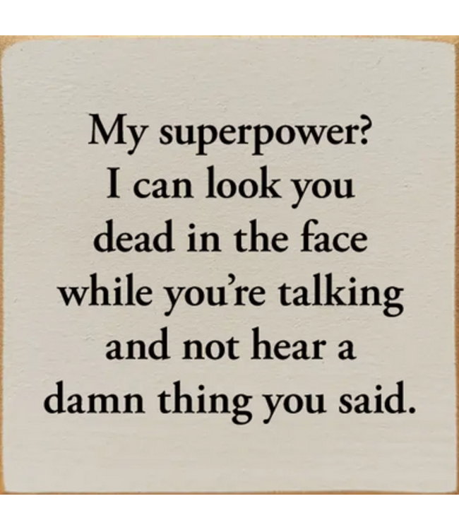 Sawdust City 7x7 Sawdust City Sign