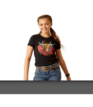 Ariat Girls Steer Rodeo Quincy T-Shirt