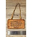 Beyond the Barn Leather Stamped Horse 6" Sign  BTB