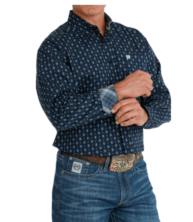 Cinch Mens Long Sleeve Button Down Western Shirt