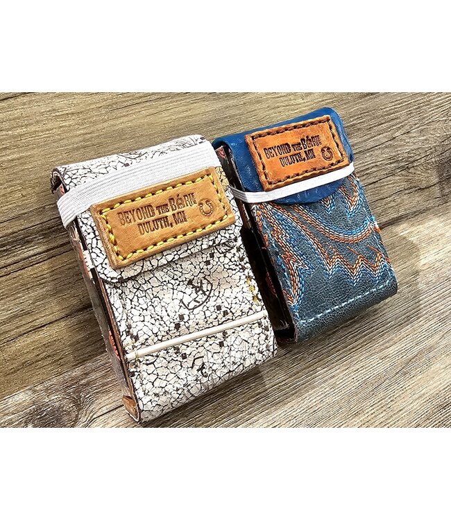 Beyond the Barn Hand Made Leather Cribbage Boards BTB Assort.