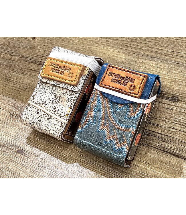 Beyond the Barn Hand Made Leather Cribbage Boards BTB Assort.