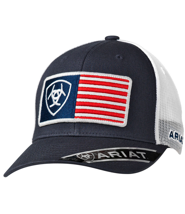 Ariat Ariat Navy USA Flag Patch Cap