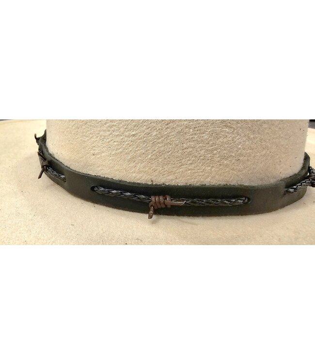 Beyond the Barn Hatband Black Braided Barbed Wire Assort. BTB