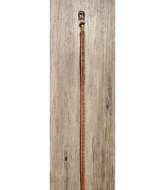 Beyond the Barn Hand Tooled Chevron Hatband Natural BTB