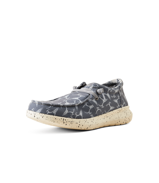 Ariat Mens Hilo Grey Deerskull