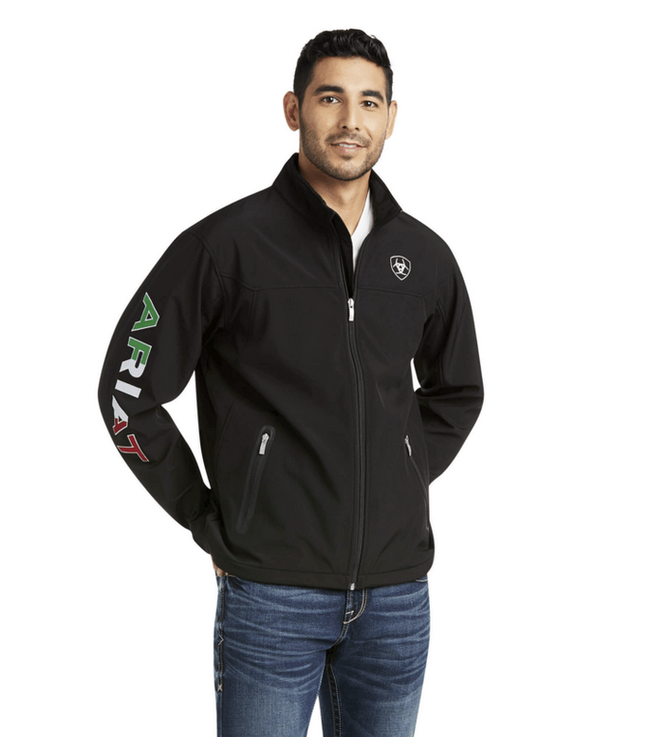 Ariat Mens New Team Softshell Mexico Jacket