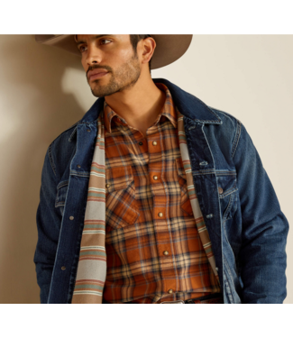 Ariat Mens Blanket Lined Trucker Jacket