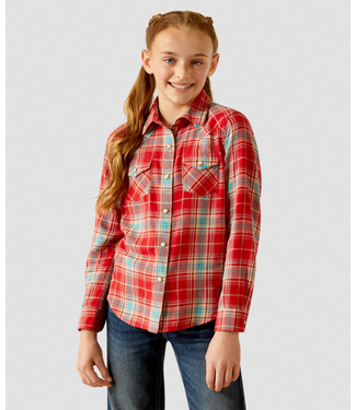 Ariat Youth Barn Plaid Snap Shirt