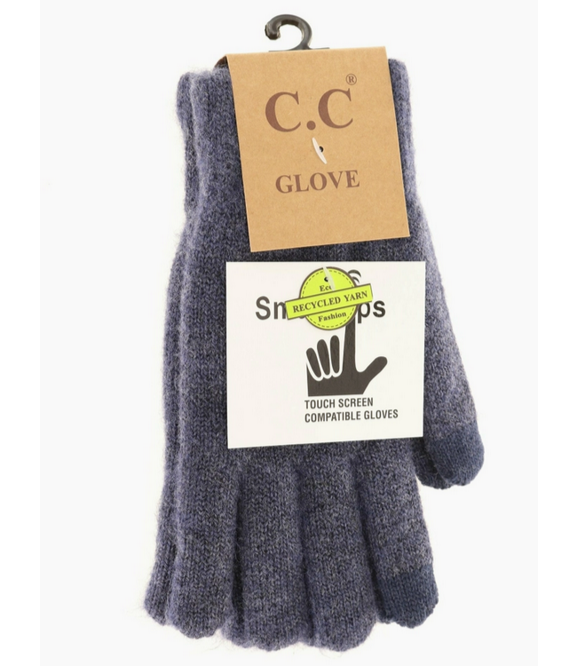 C.C Beanie Soft Knit Smart Tip Gloves