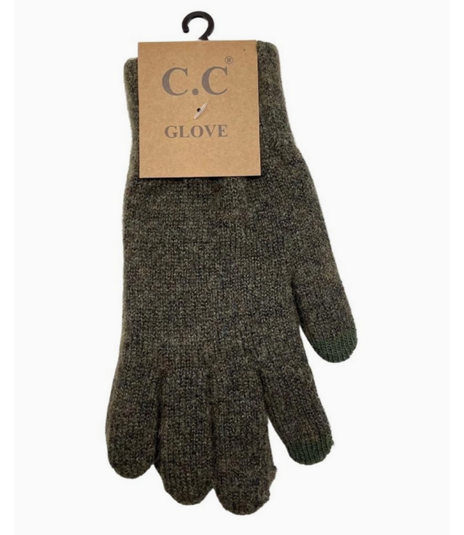 C.C Beanie Soft Knit Smart Tip Gloves