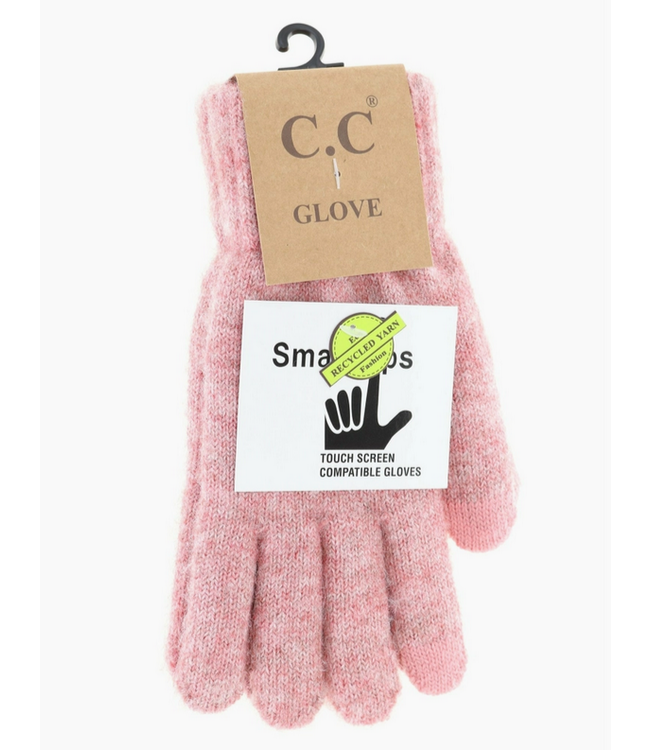 C.C Beanie Soft Knit Smart Tip Gloves