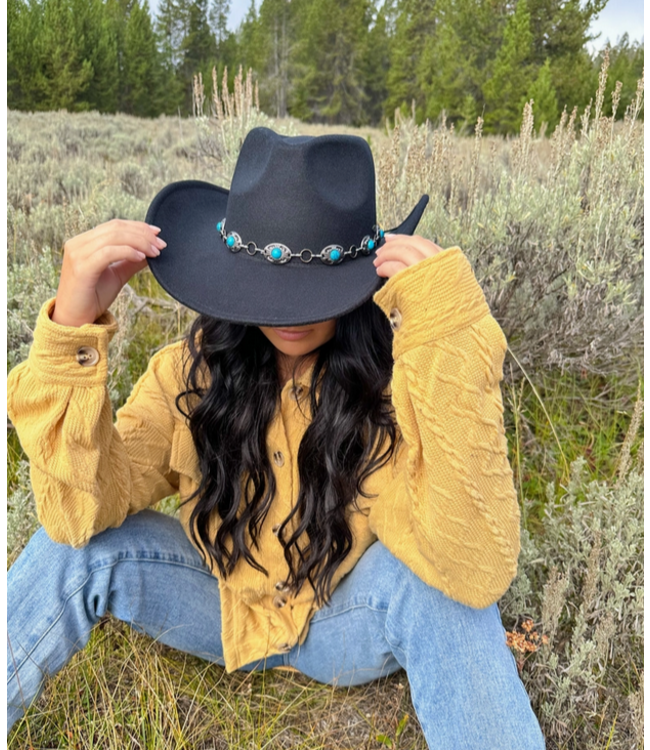 C.C Beanie Taos Vegan Fabric Cowboy Hat Beyond the Barn