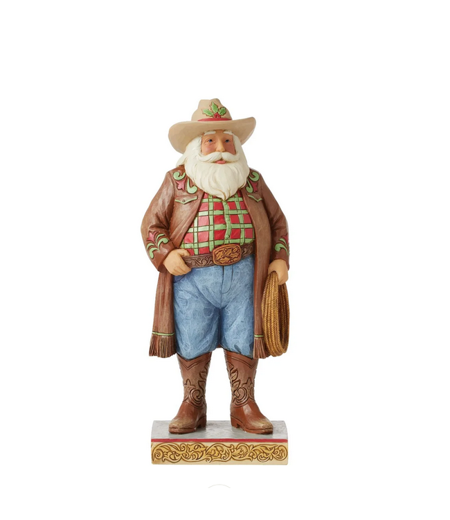 Jim Shore Heartwood Creek Jim Shore Western Santa Figurine