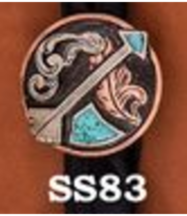 Scarf Slide Round w/Arrow