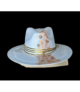 Nati Natash Wild Flower Rancher Vegan Suede Hat