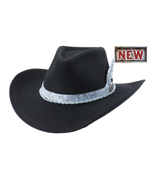 Bullhide Turning Point Felt Hat Black