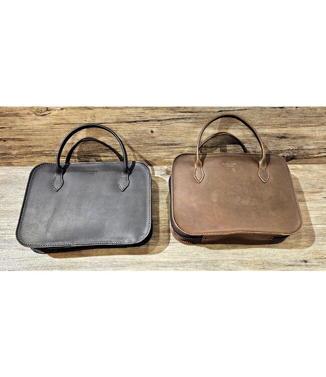 Beyond the Barn All Leather Pistol Gun Case w/ Sheepskin Liner BTB