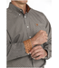 Cinch Mens Brown Geometric Print Button Down