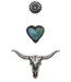 Justin Justin Hat Pins 3pk