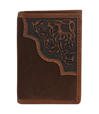 Tony Lama Tony Lama Trifold Wallet Floral Tool Roughout
